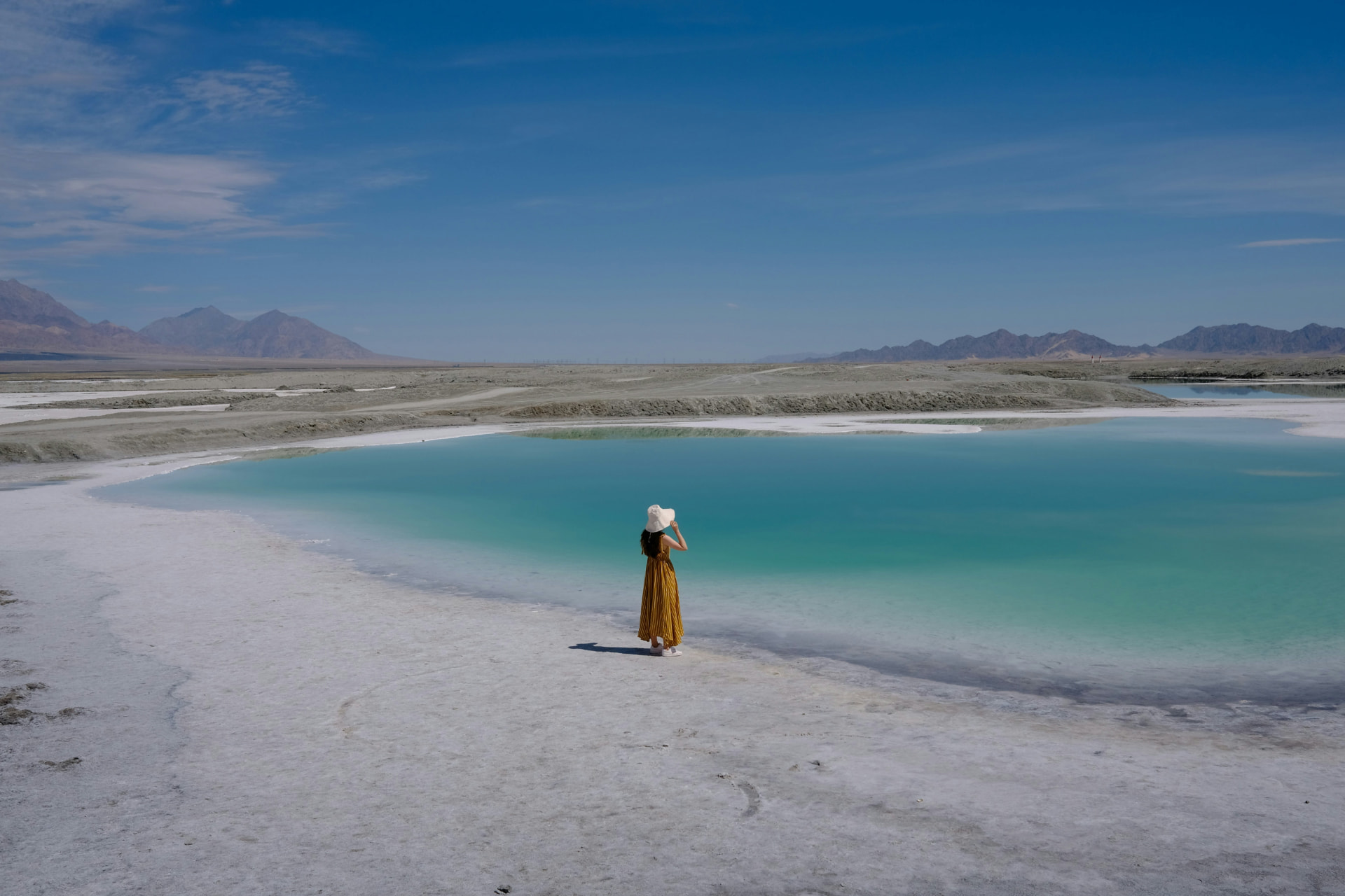 Plateau lake in western China