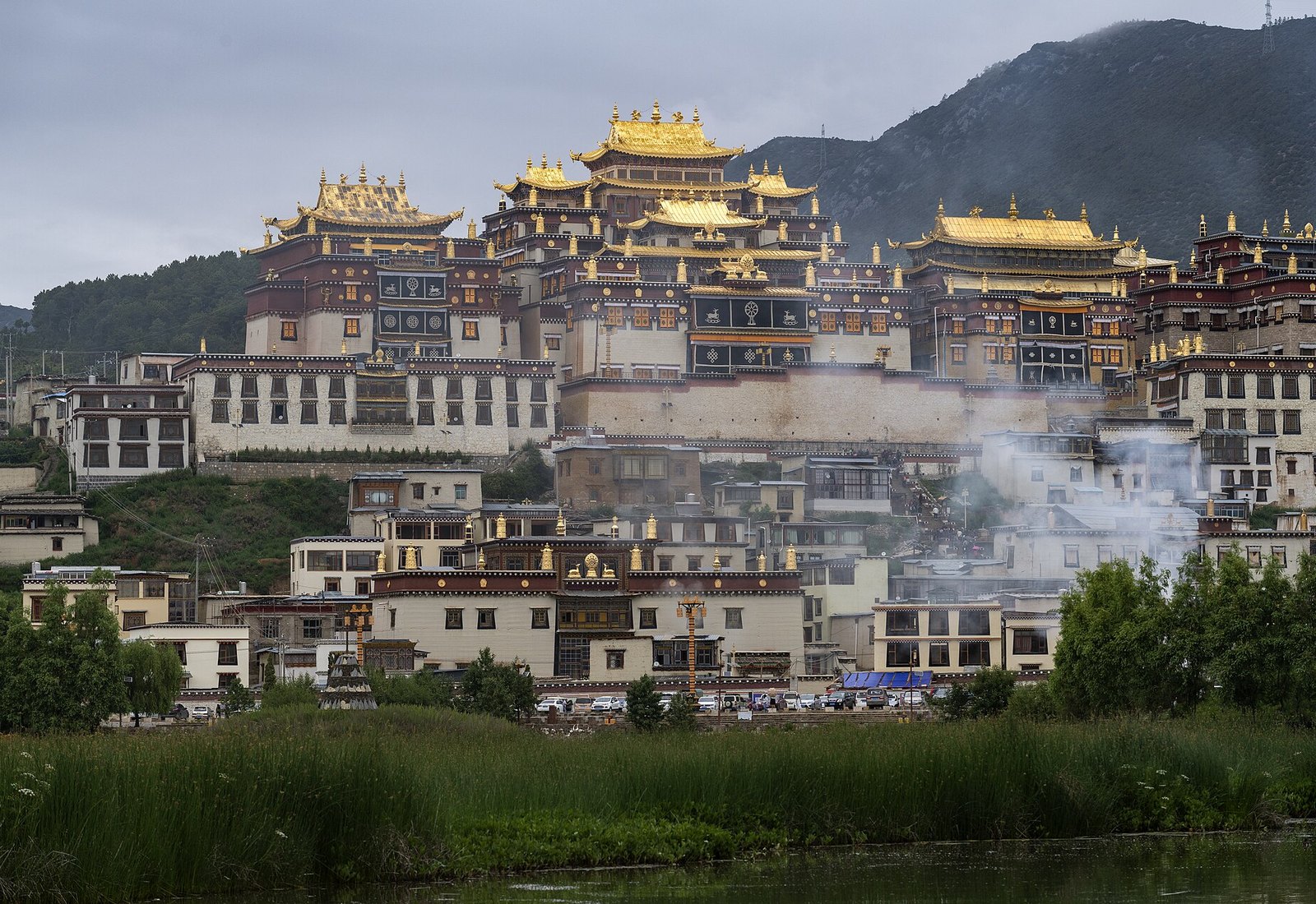 Songzanlin Monastery, the largest Tibetan Buddhist monastery in Yunnan, near Shangri-La